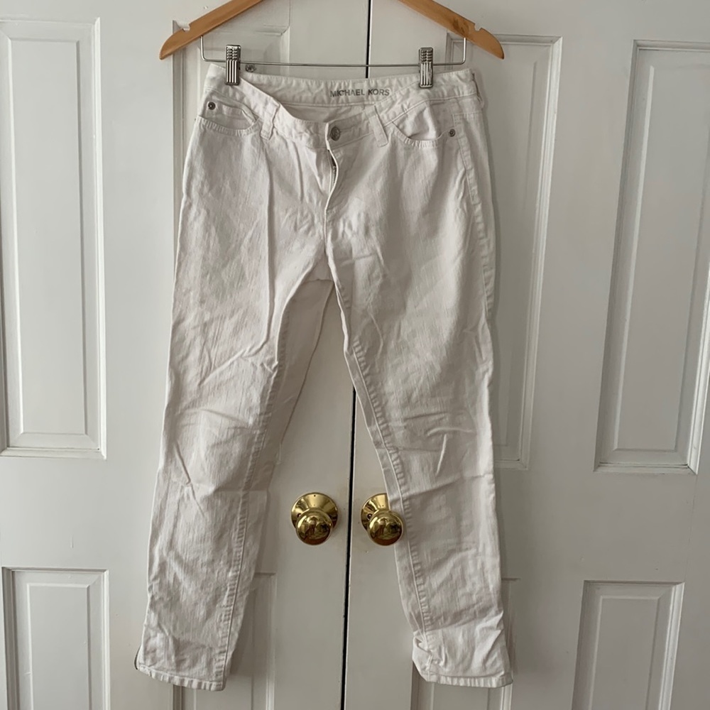 Michael Kors White Skinny Jeans